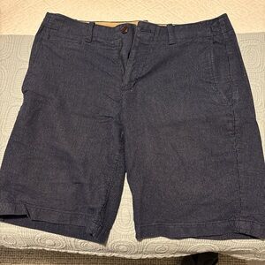 GAP Men's Dark Blue Flat Front Shorts